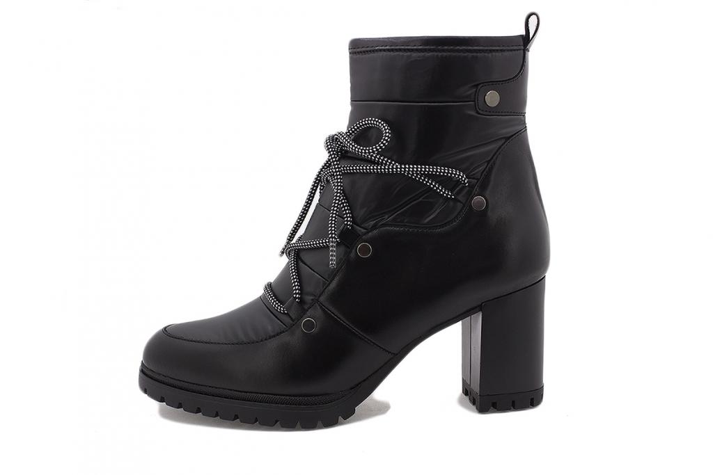 Ankle boot Black Leather 215425